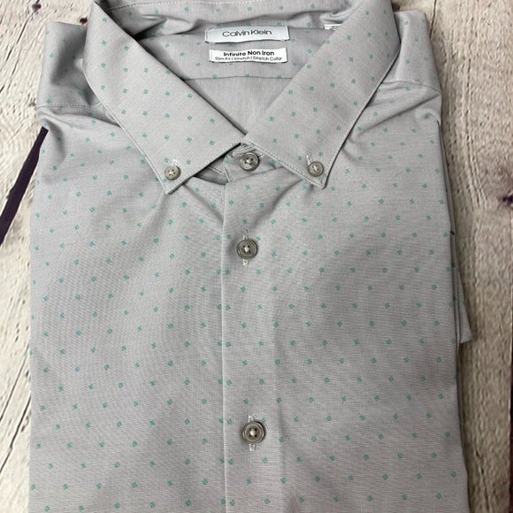 calvin klein infinite non iron slim fit